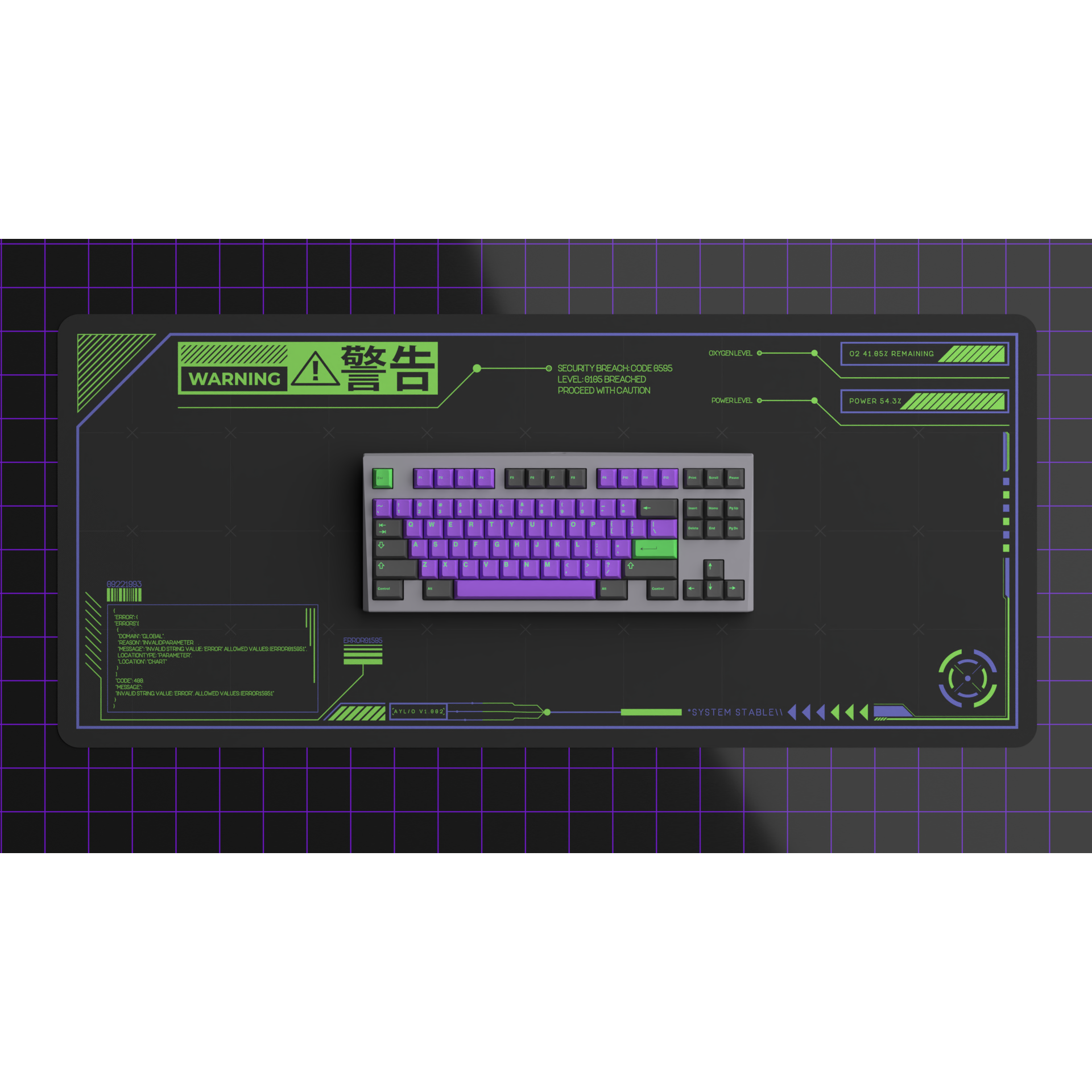 Deskmat "Cyber Cell"