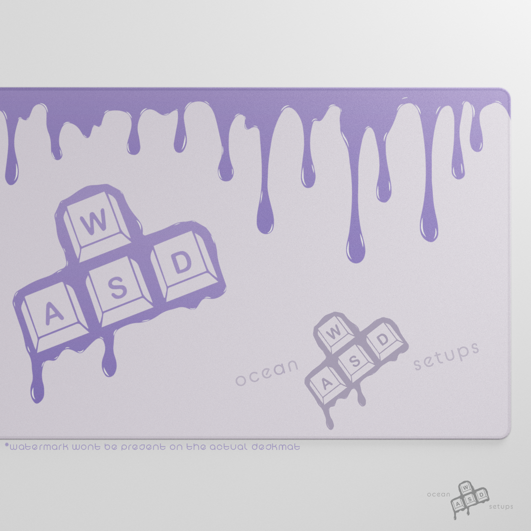 "Liquid WASD" Deskmat