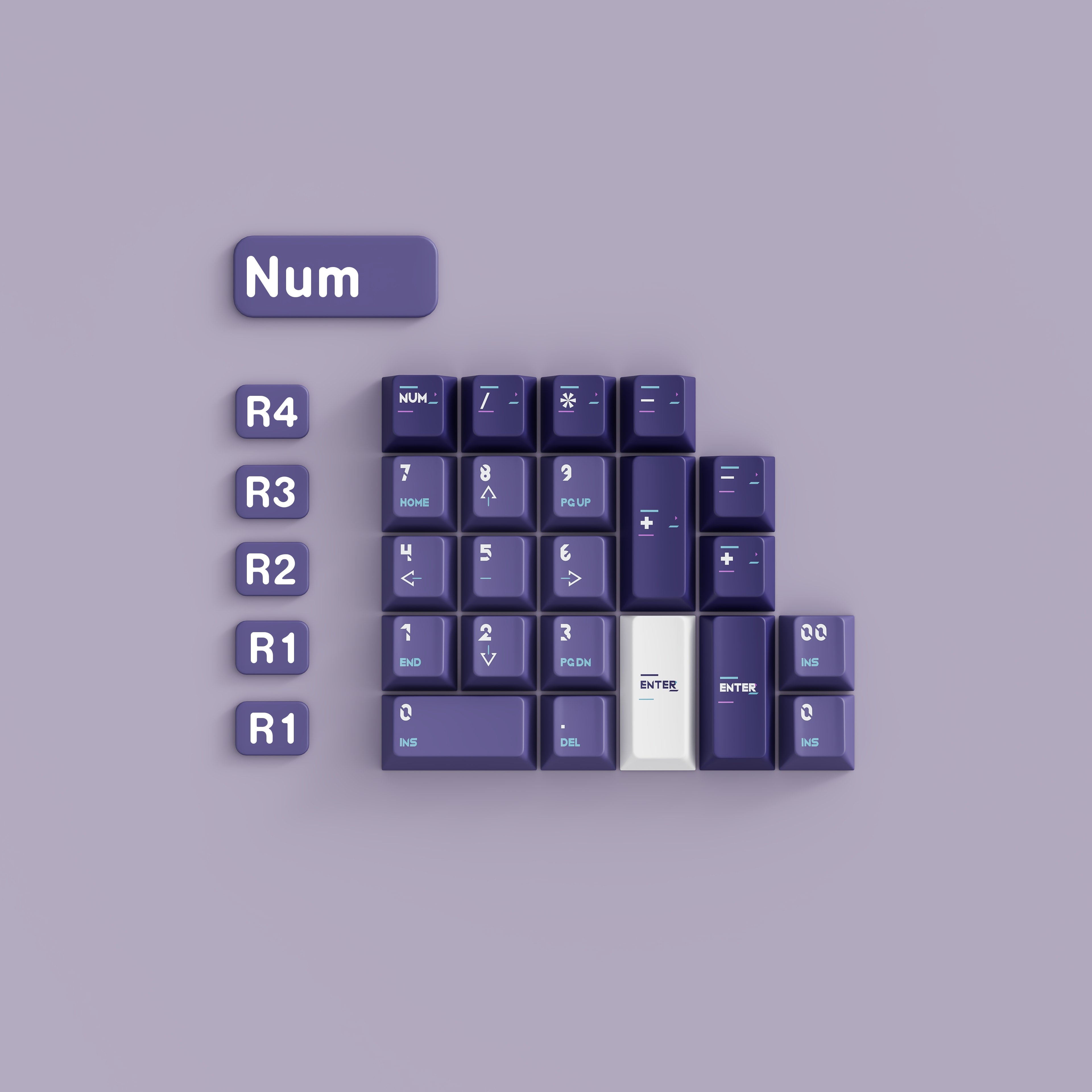 Net Runner Keycap Set by ALOHAKB