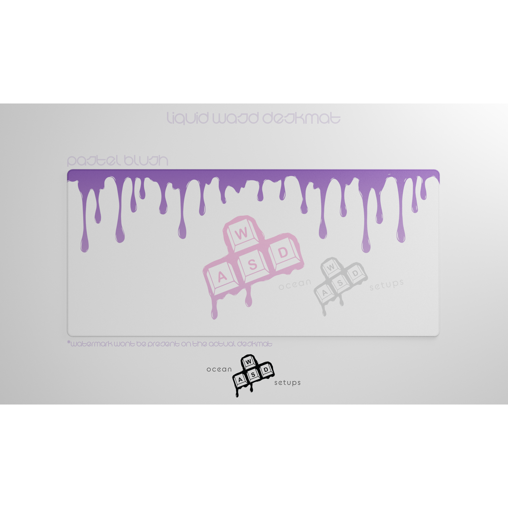 "Liquid WASD" Deskmat