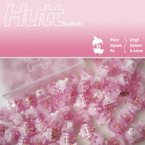 AIR-HUTT Keycaps and Switches