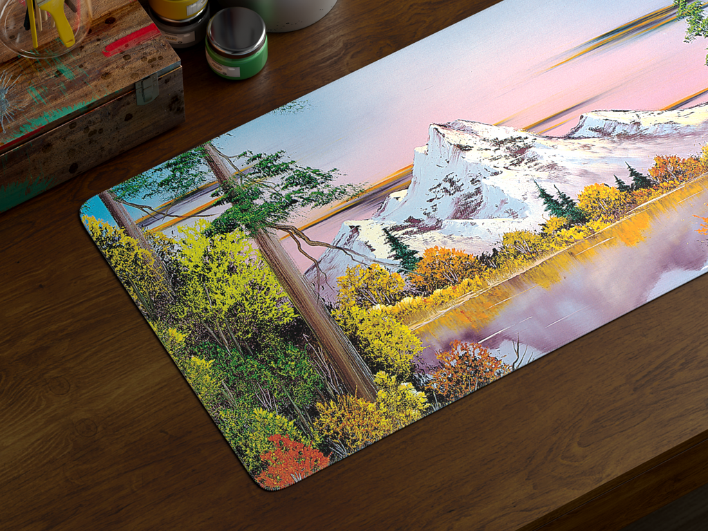 Bob Ross Deskmat