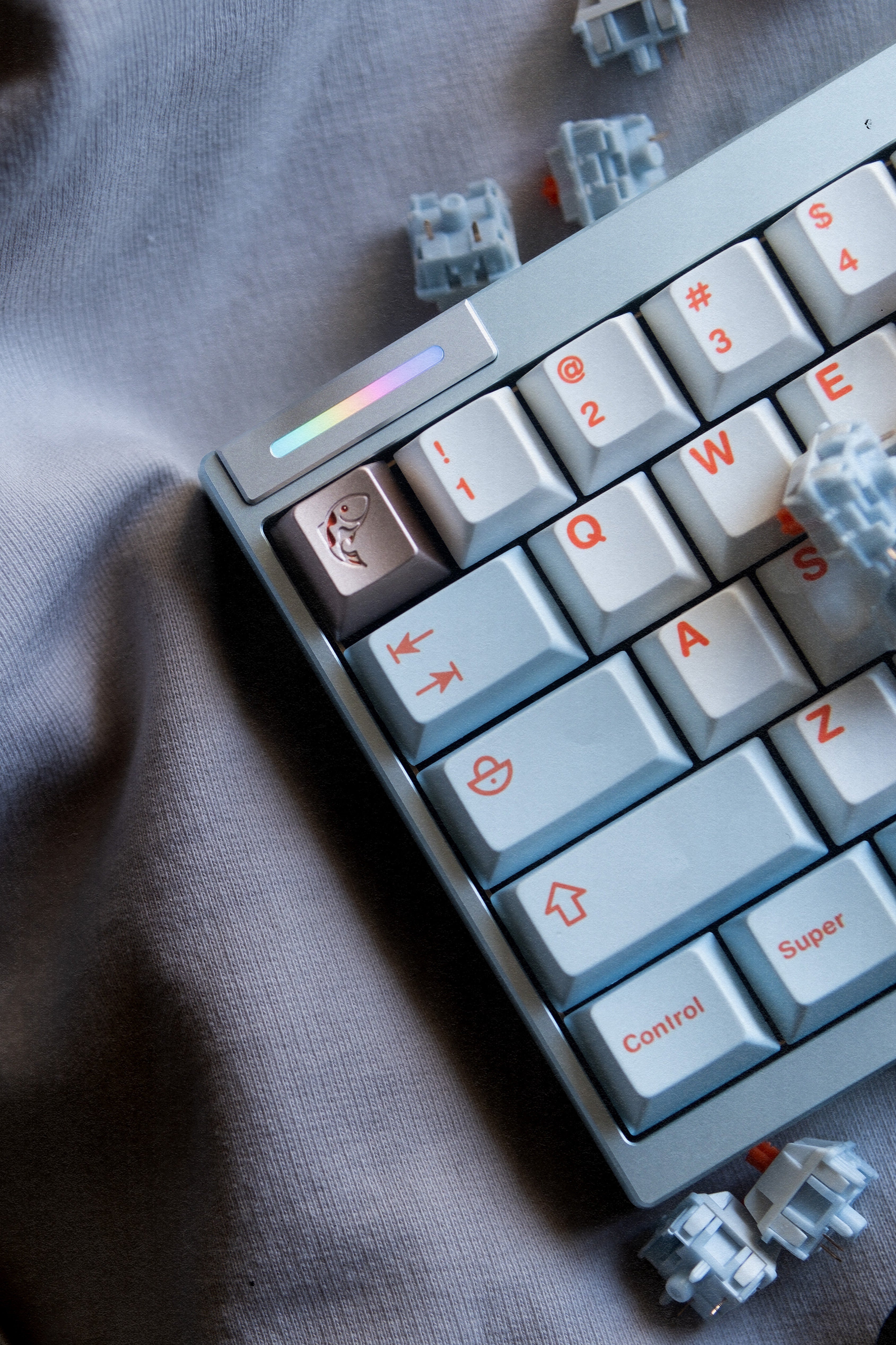 Salmon Reborn R2 Keycaps - Group-Buy