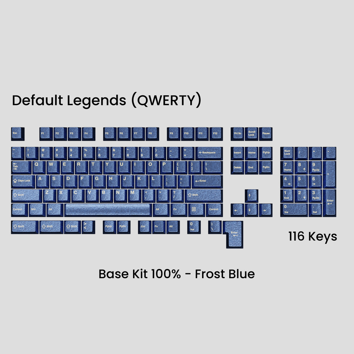 Awekeys Wild Ice Full Metal Keycaps Set - Group-Buy