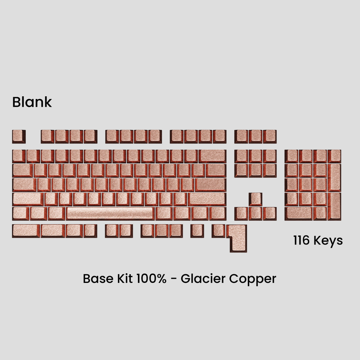 Awekeys Wild Ice Full Metal Keycaps Set - Group-Buy