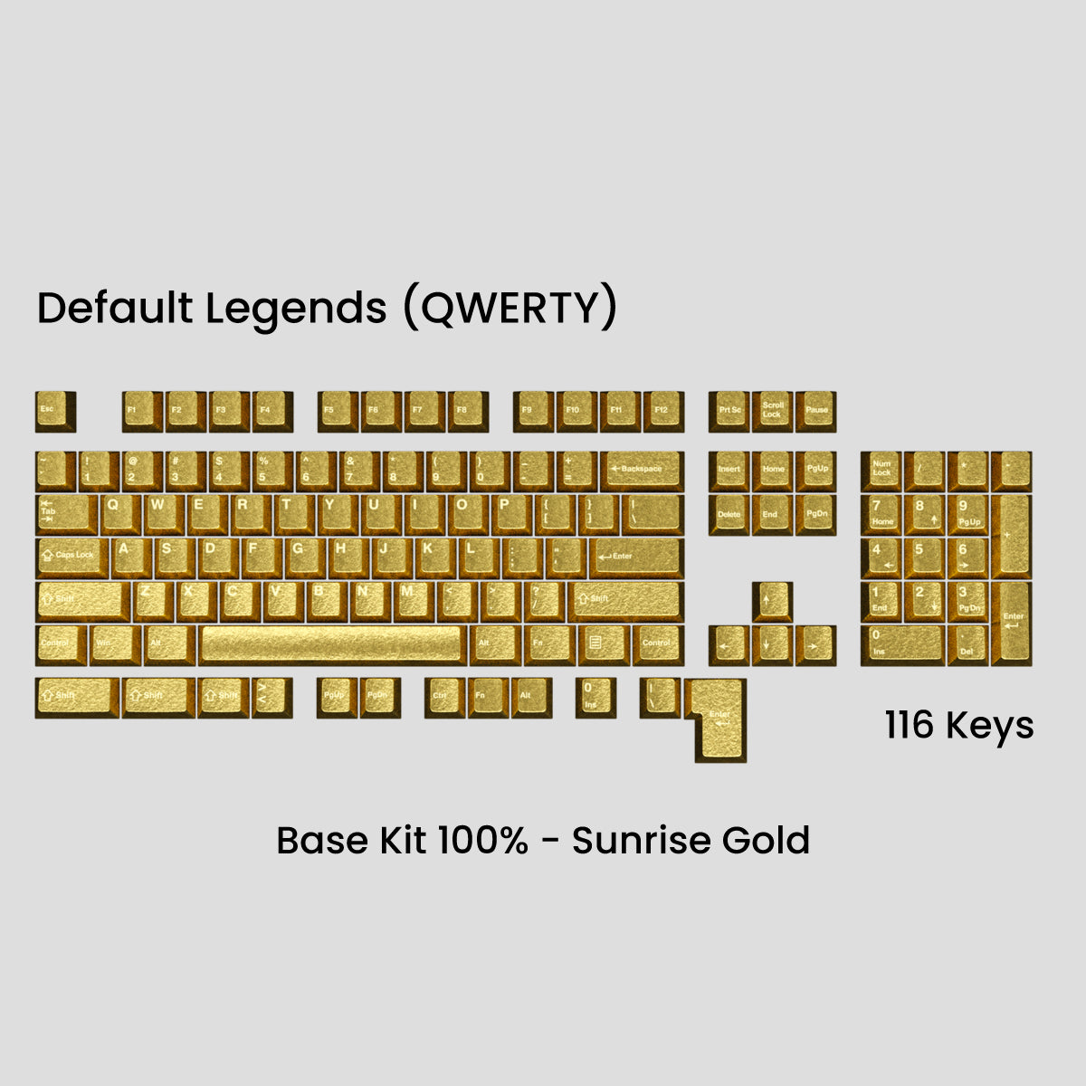 Awekeys Wild Ice Full Metal Keycaps Set - Group-Buy