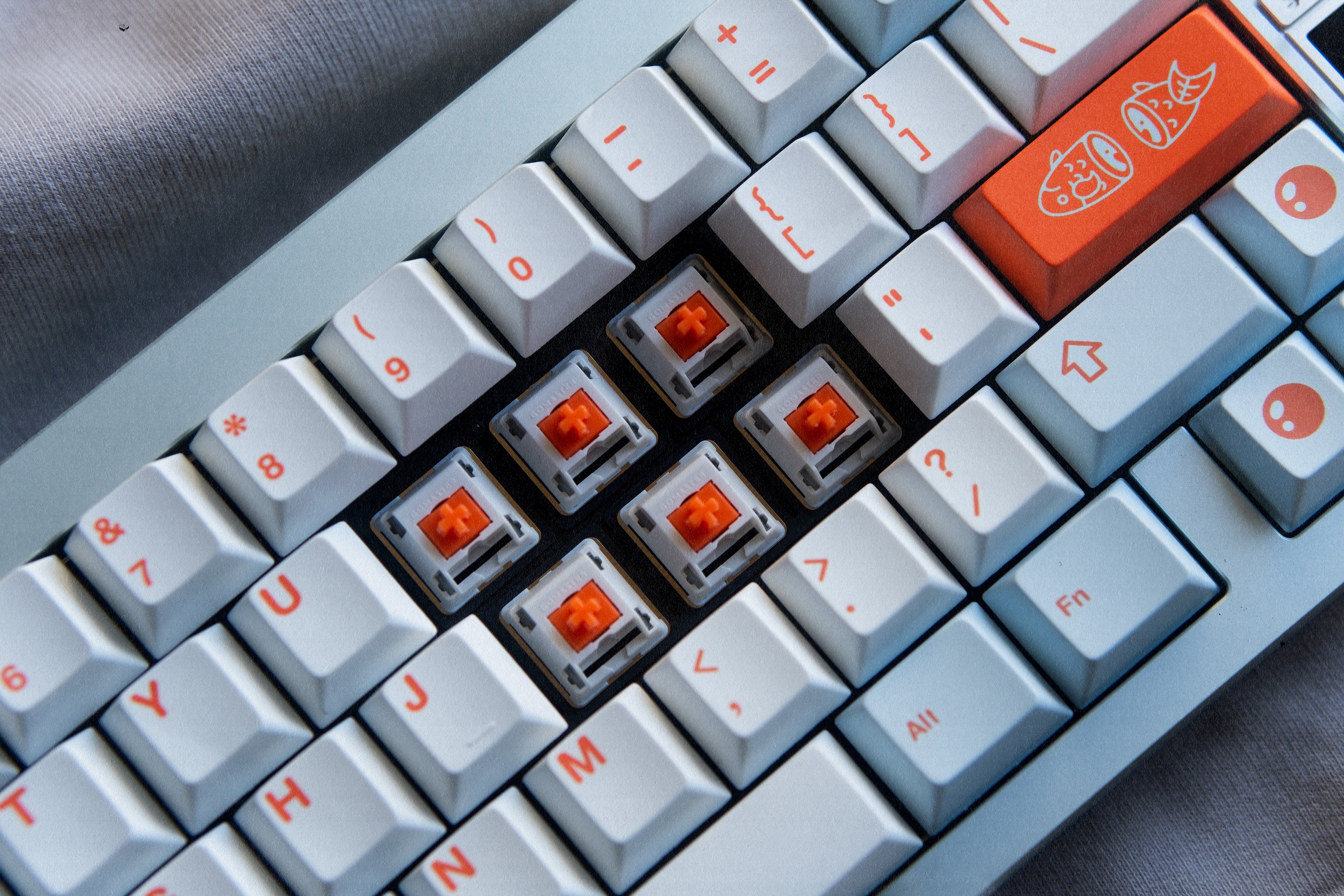 Salmon Reborn R2 Keycaps - Group-Buy