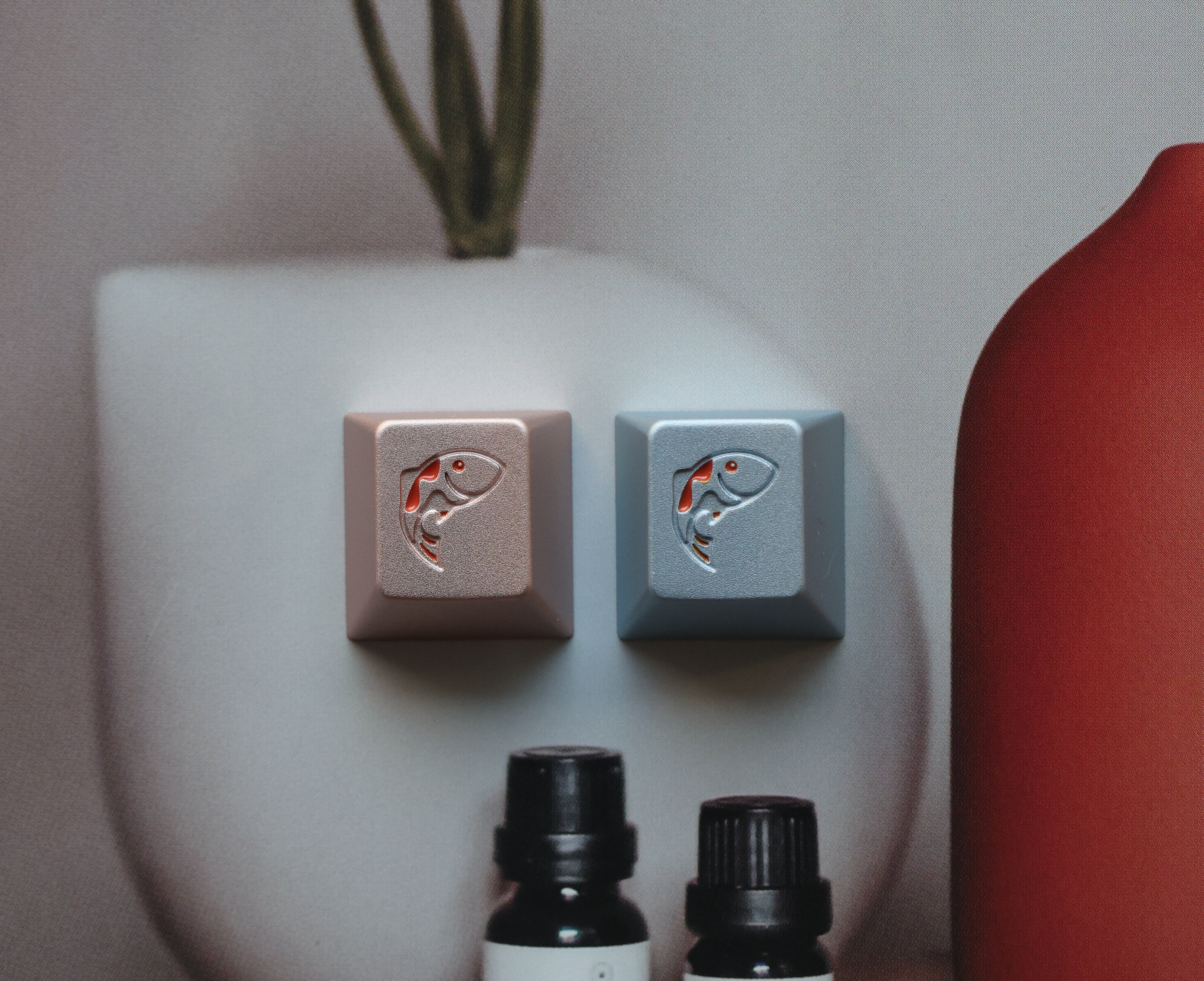 Salmon Reborn R2 Keycaps - Group-Buy