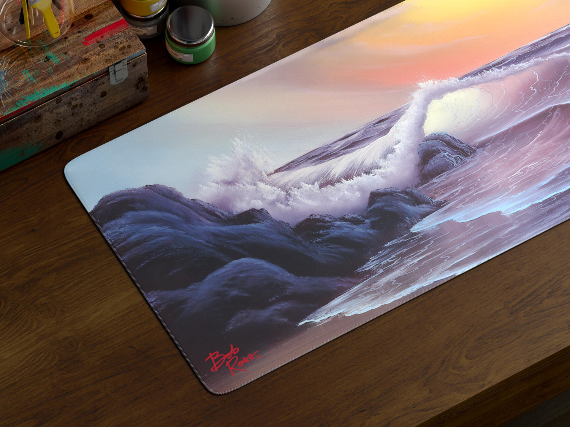 Bob Ross Deskmat