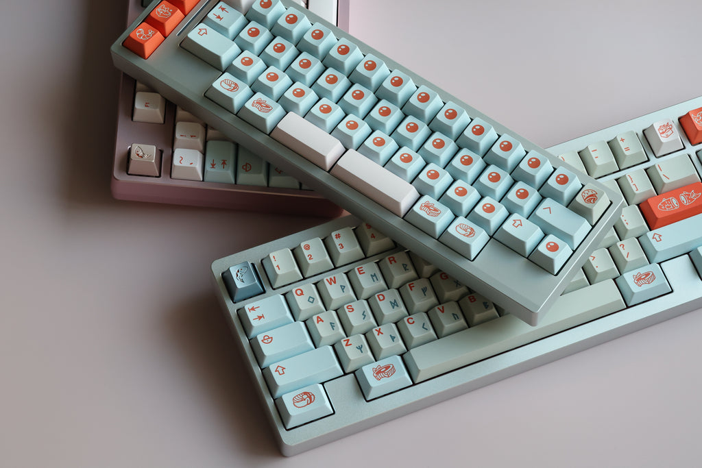 Salmon Reborn R2 Keycaps