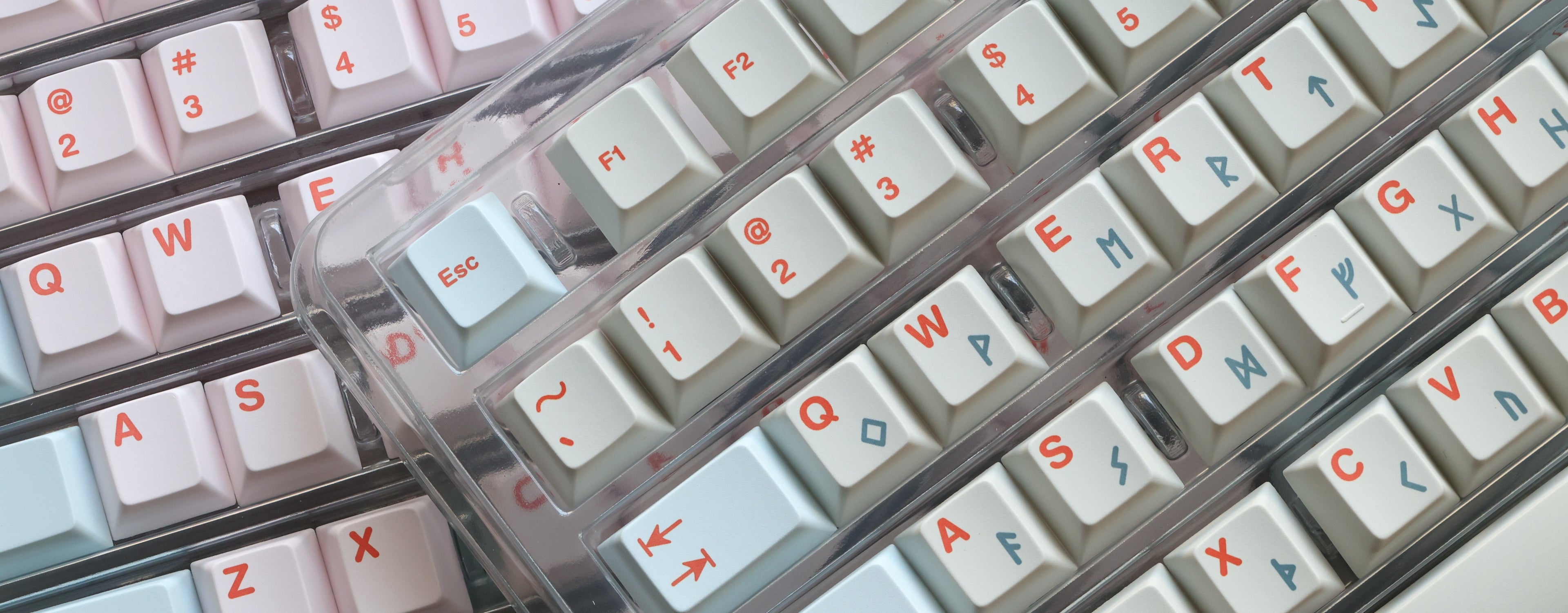 Salmon Reborn R2 Keycaps