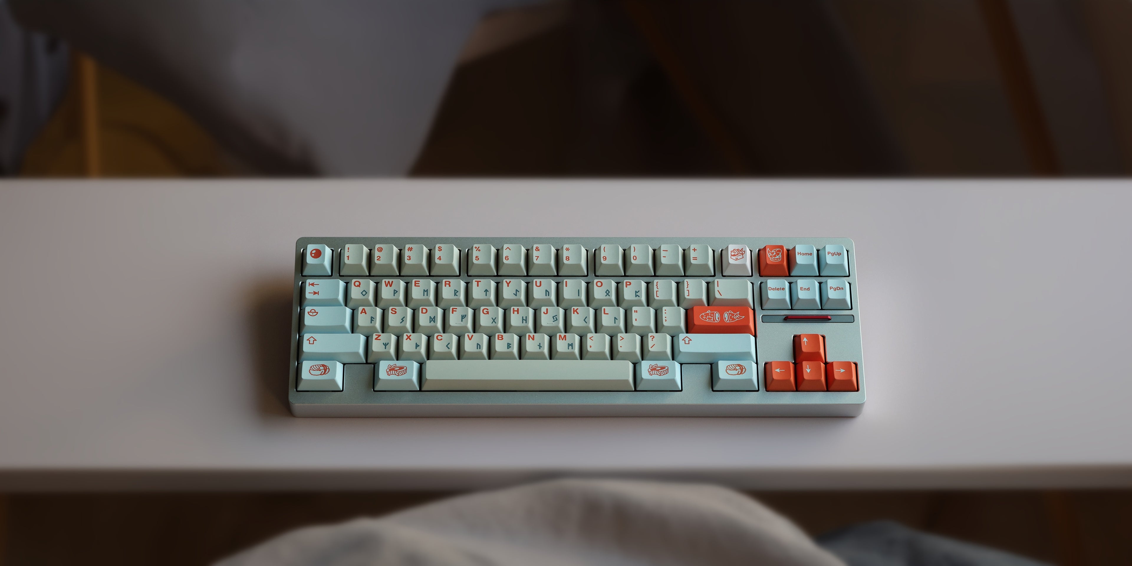 Salmon Reborn R2 Keycaps