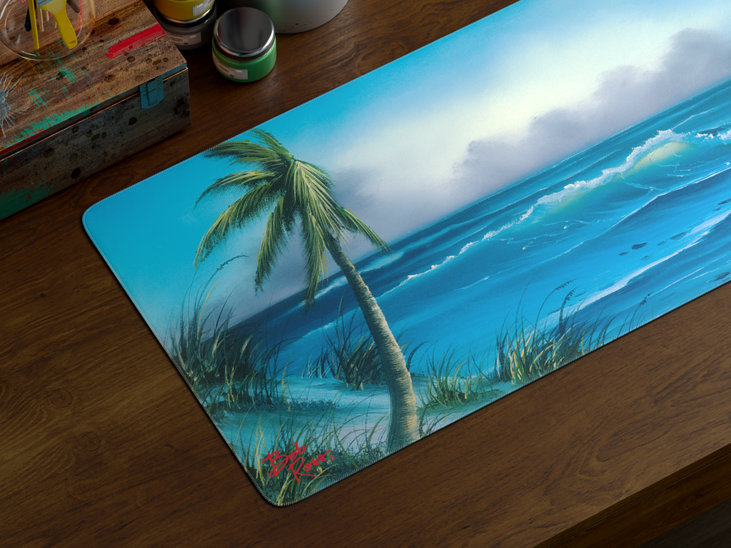 Bob Ross Deskmat