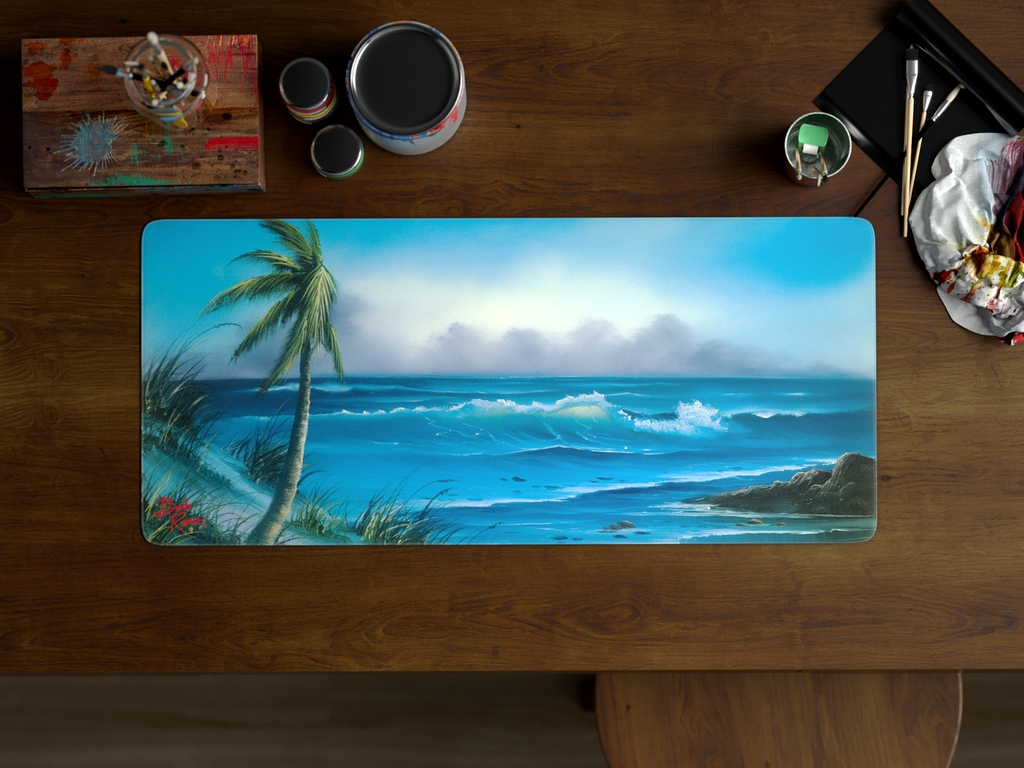 Bob Ross Deskmat