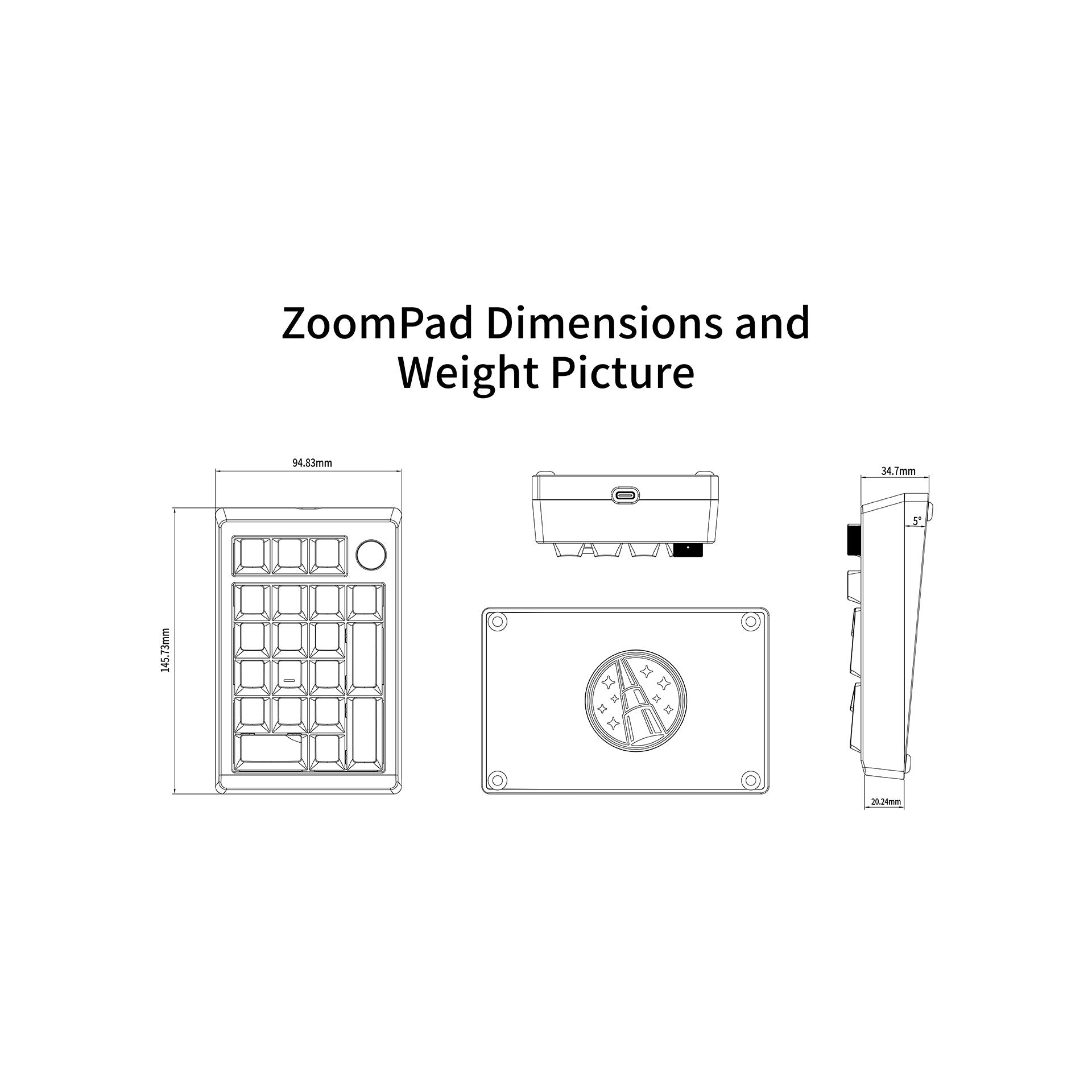 ZoomPad Essential Edition - Black - Nov. Batch - Group-Buy