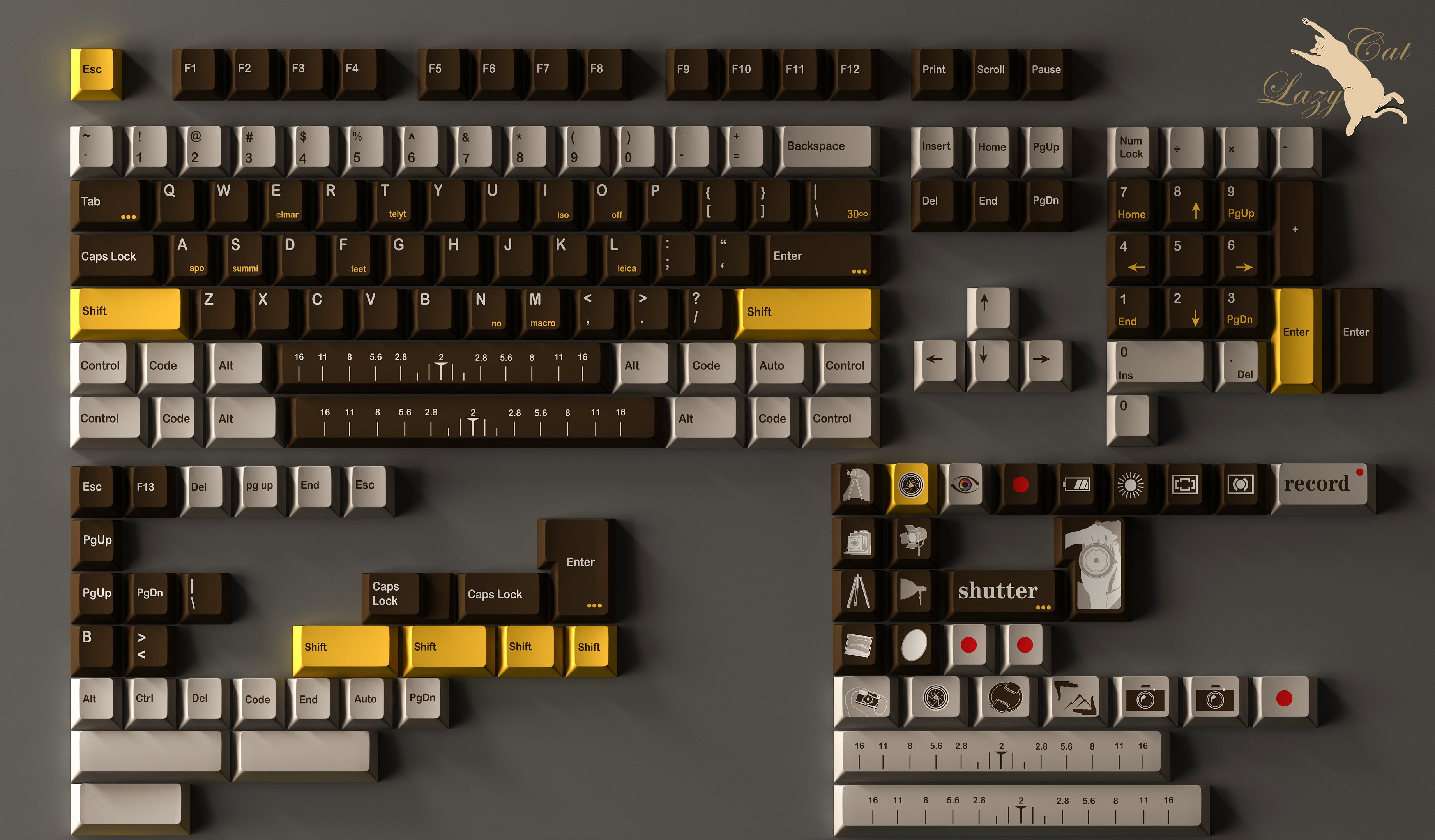 VELOCIFIRE Photographer Keycapset