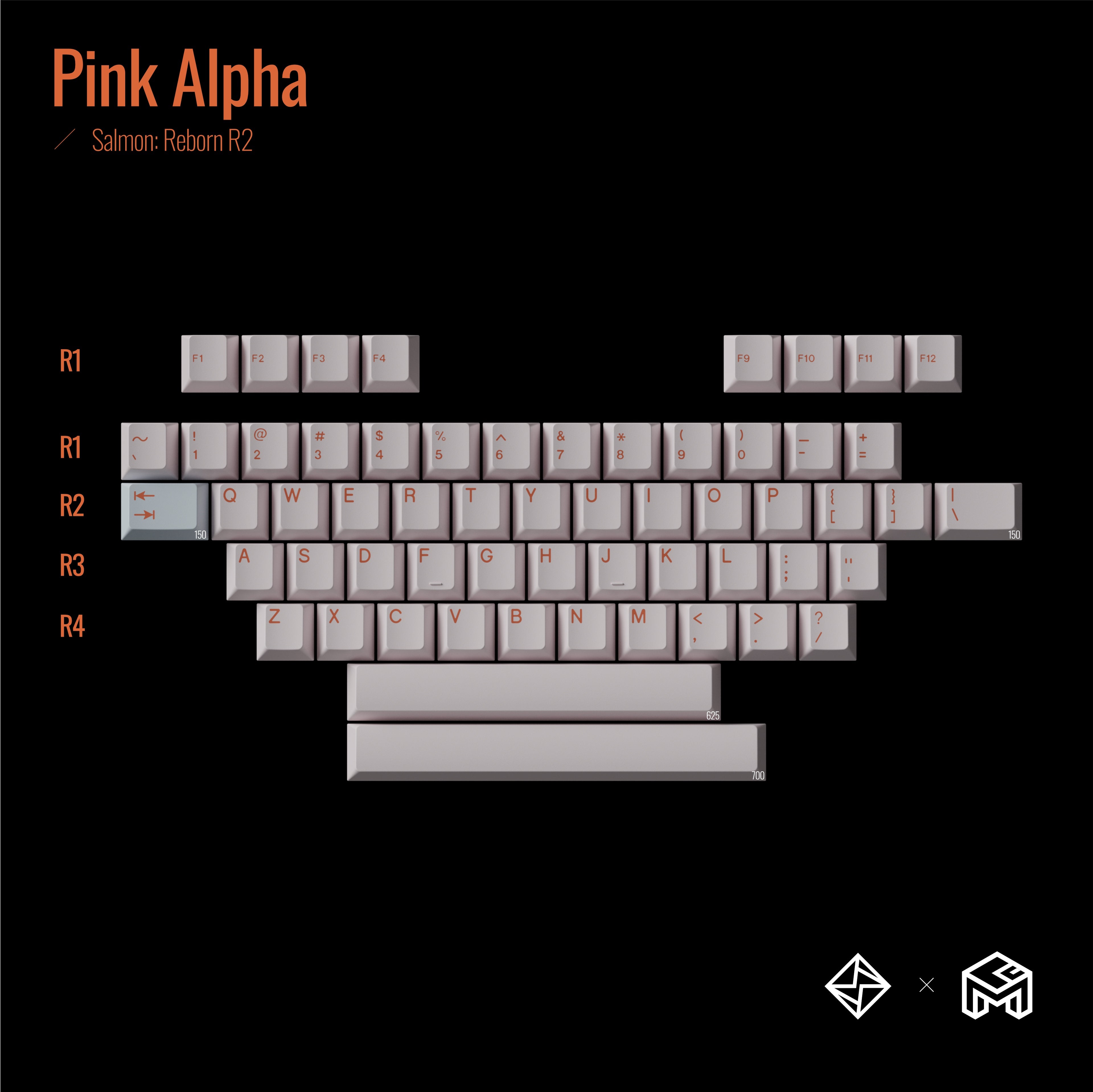 Salmon Reborn R2 Keycaps