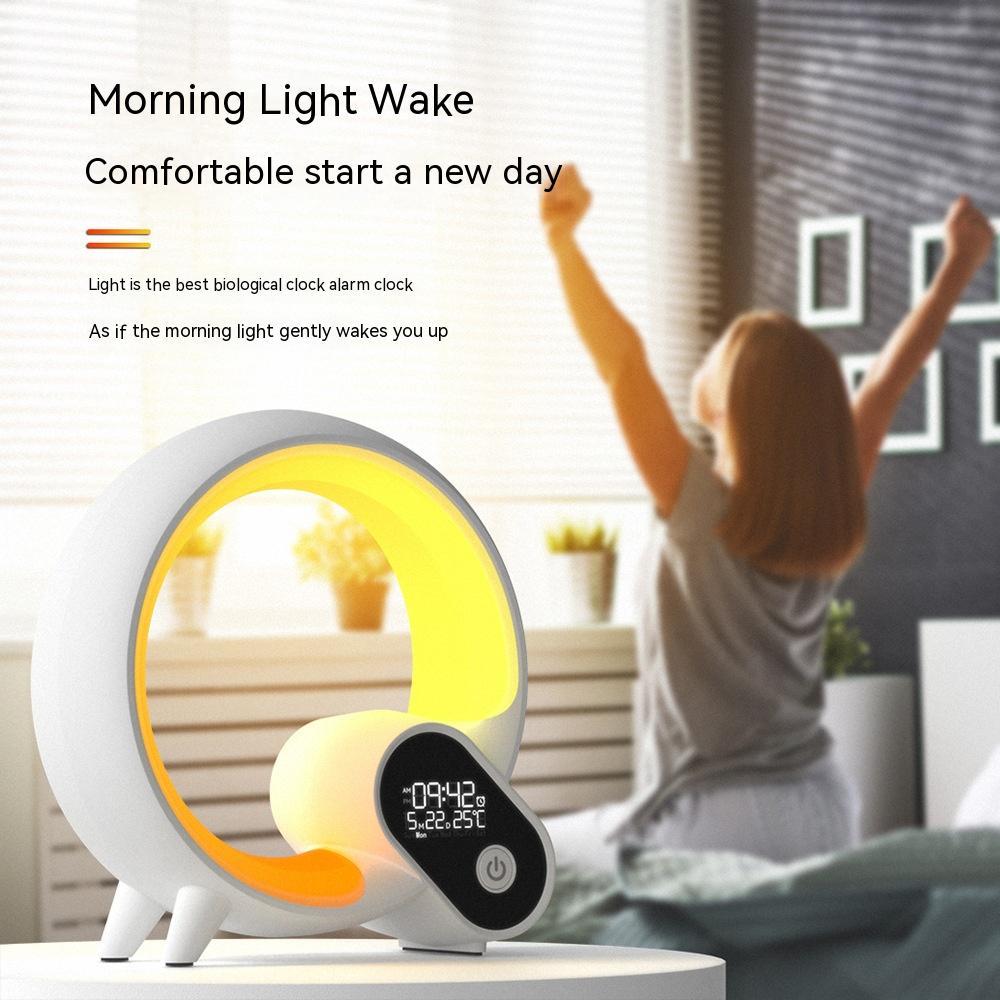 Creative Q Atmosphere Light with RGB and Clock