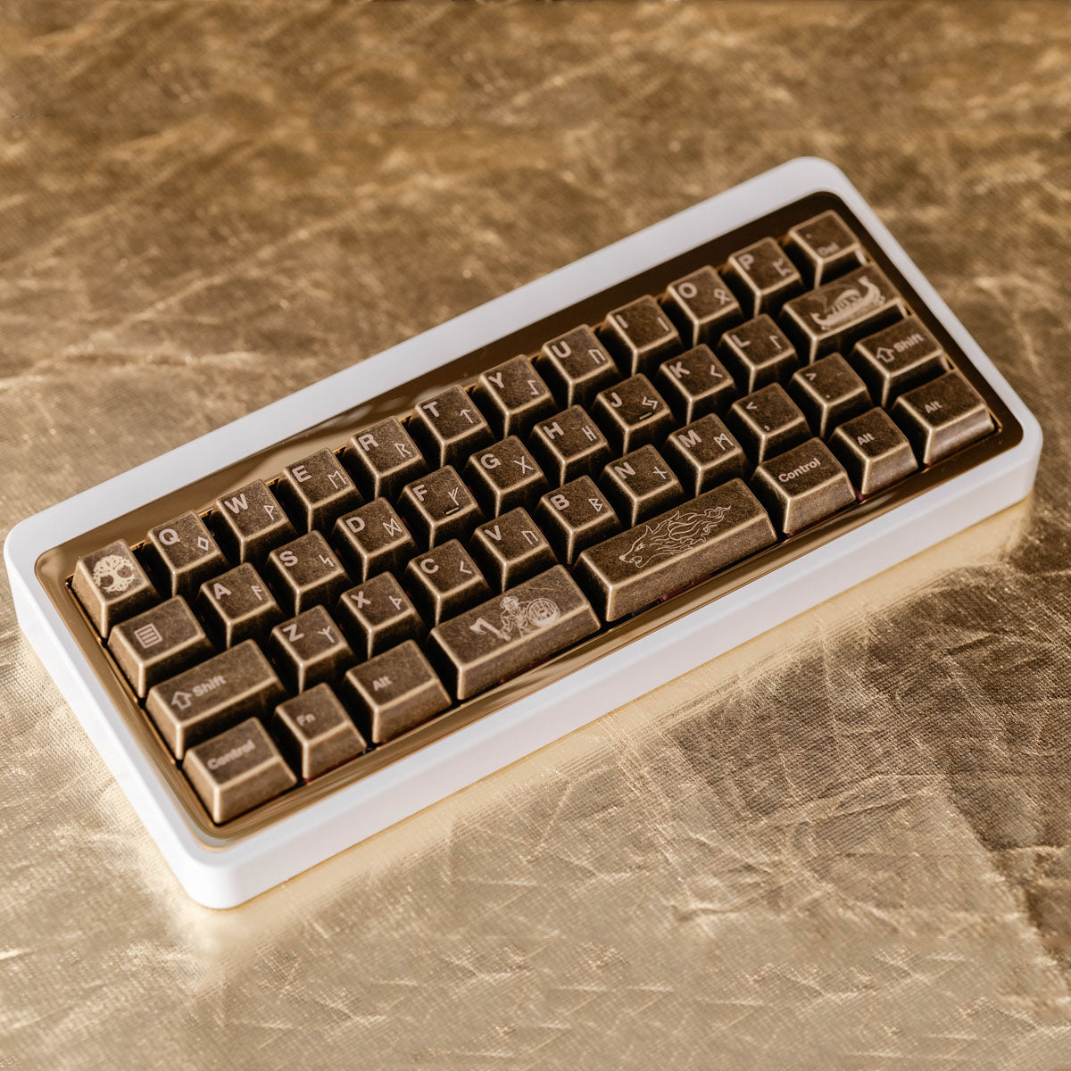 Awekeys Viking Antiques Metal Keycaps Set