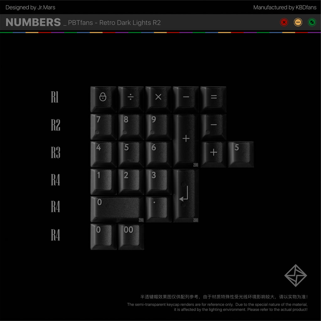 PBTfans Retro Dark Lights