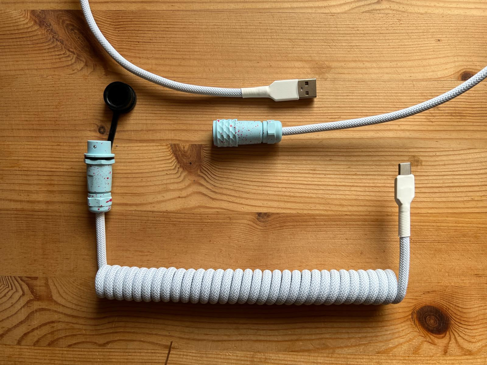 "Cotton Candy" Custom USB Cable