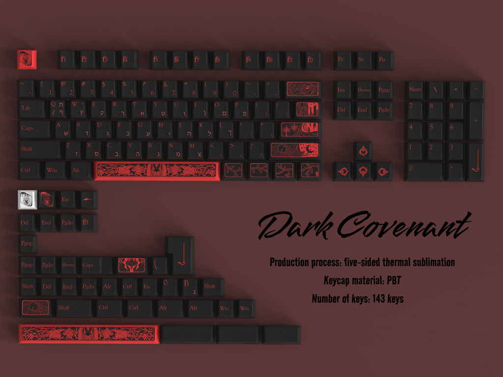 Dark Covenant Keycap Set - Pre-Order