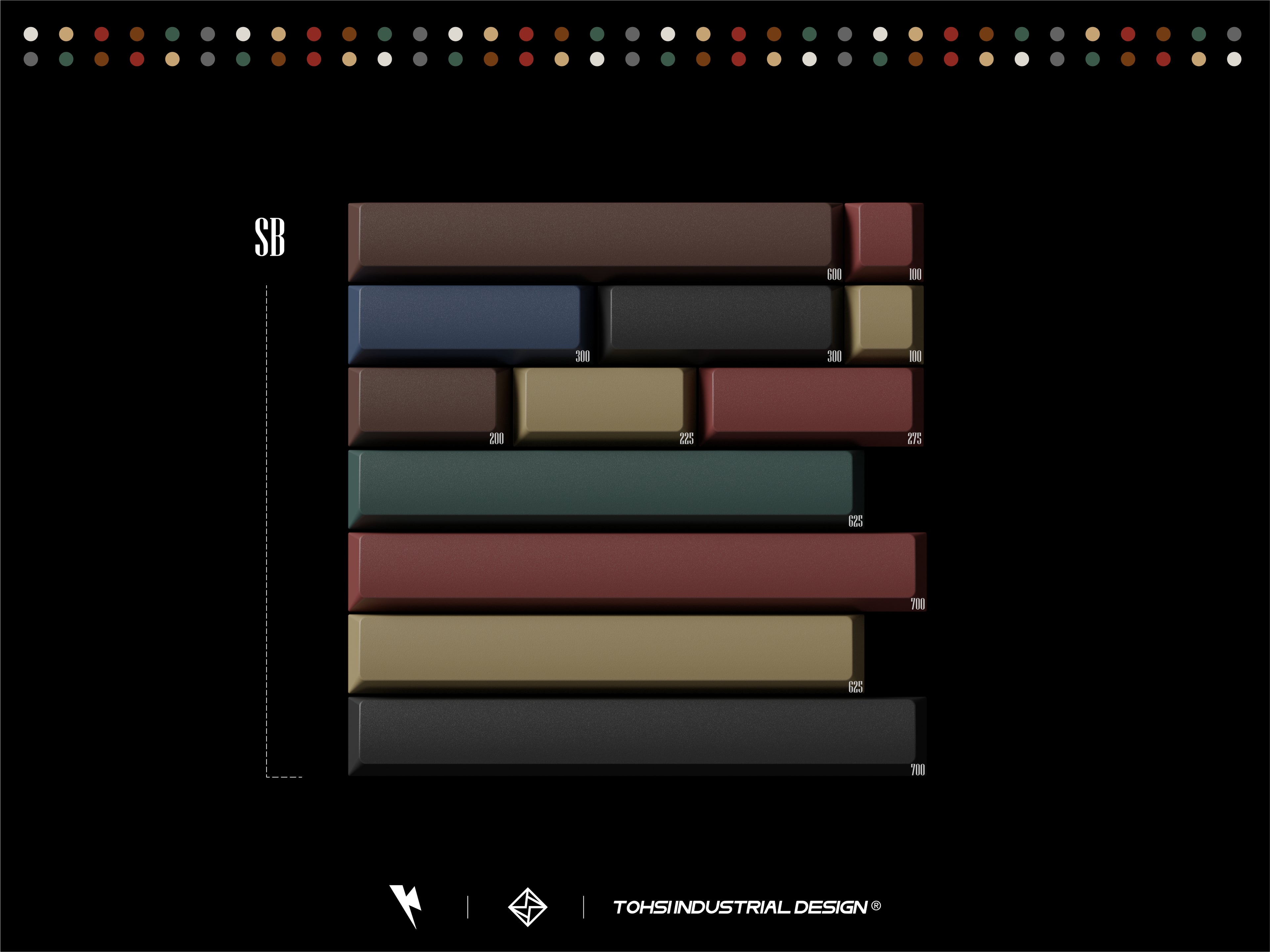 Keykobo Retro Mixed Lights R2 Keycaps