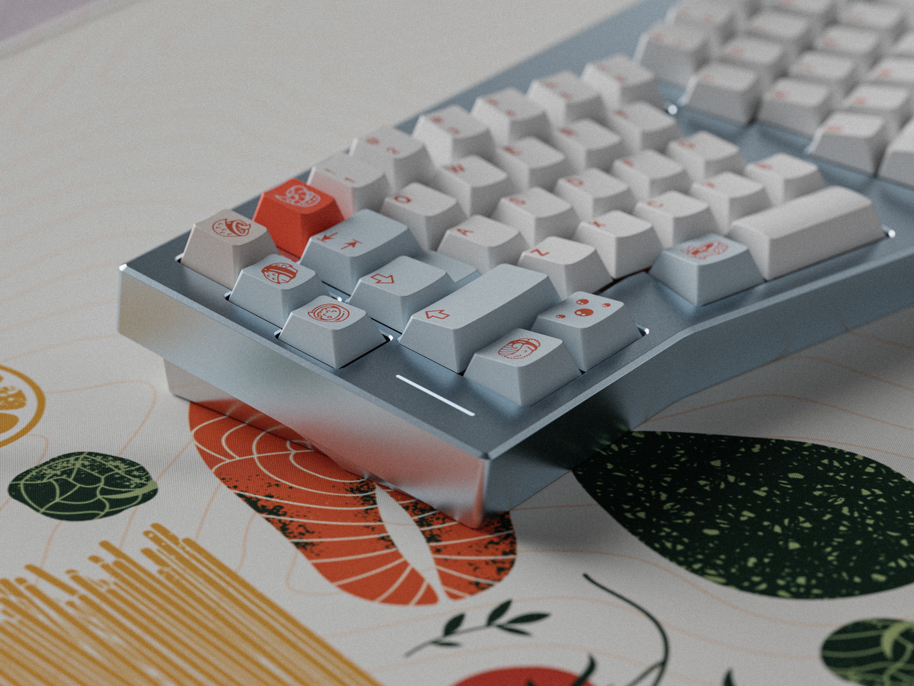 Salmon Reborn R2 Keycaps - Group-Buy