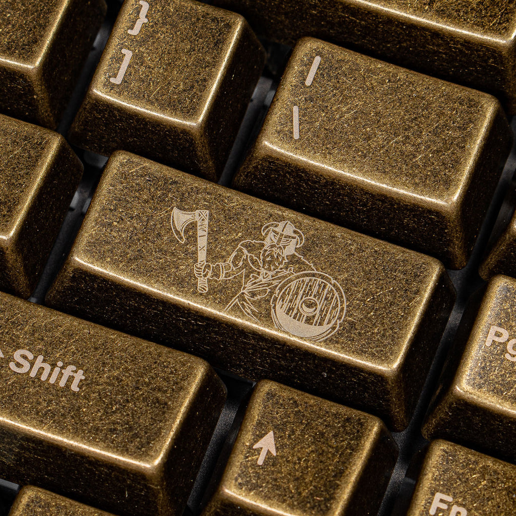 Awekeys Viking Antiques Metal Keycaps Set