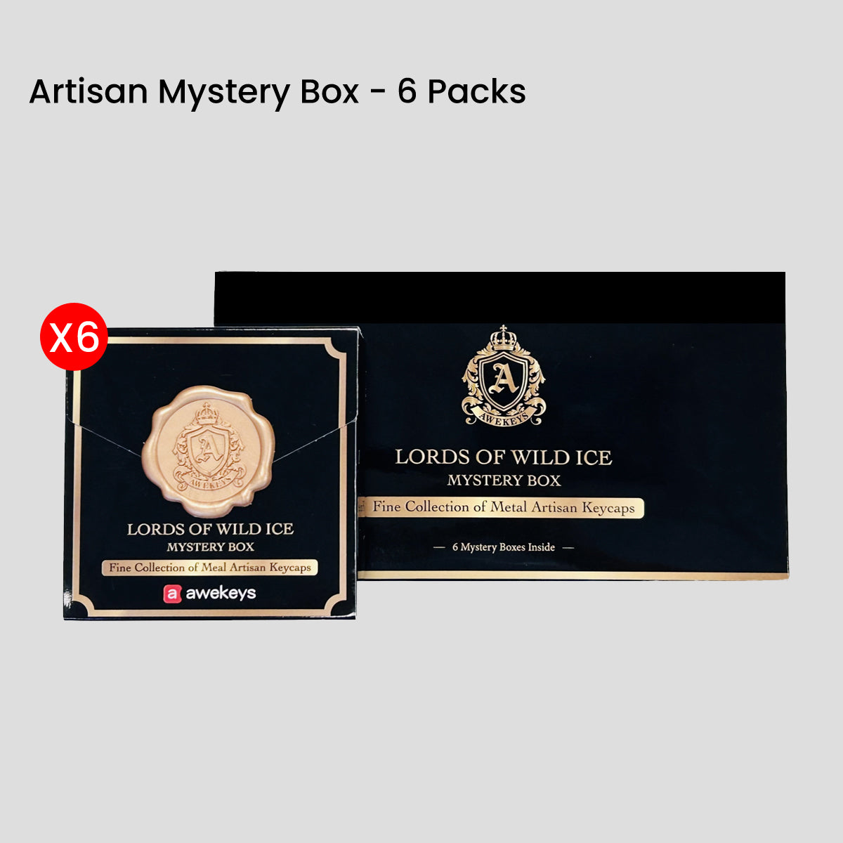 Awekeys Wild Ice Full Metal Keycaps Set - Group-Buy