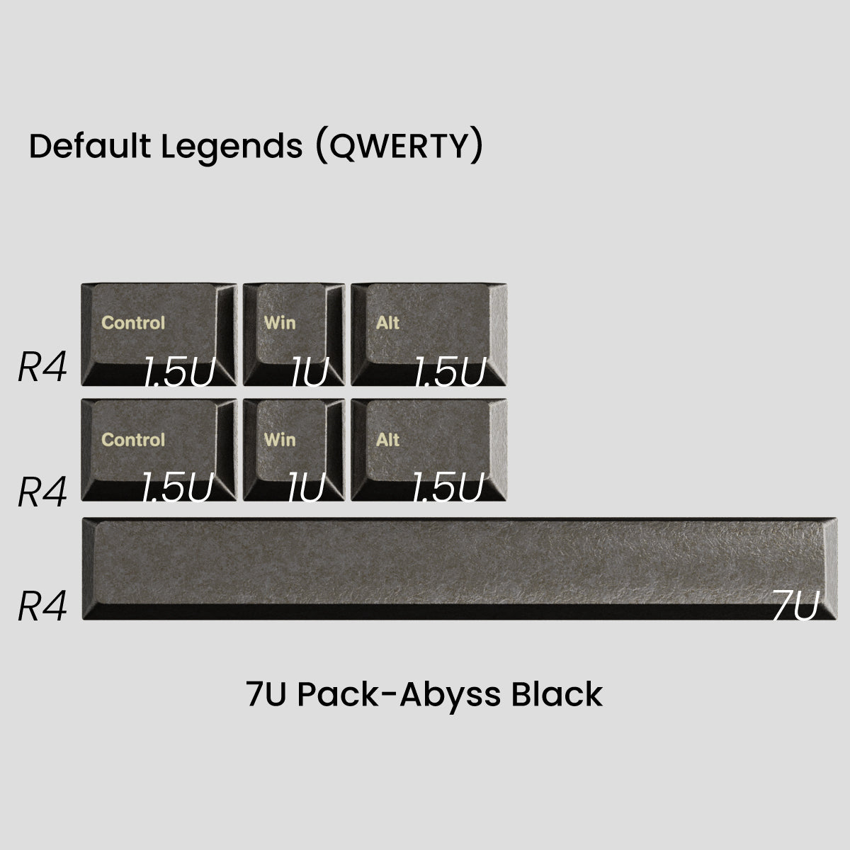 Awekeys Wild Ice Full Metal Keycaps Set - Group-Buy