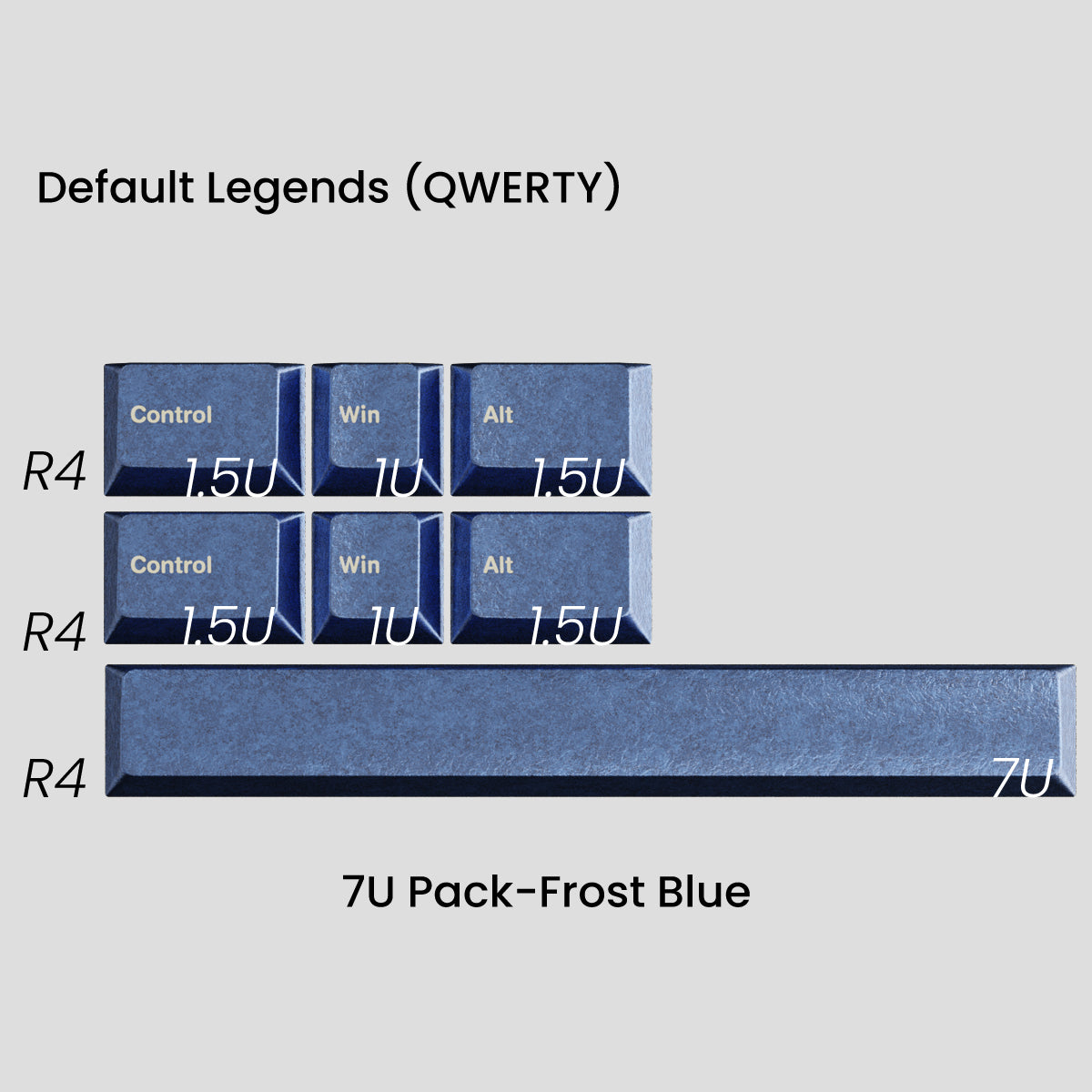 Awekeys Wild Ice Full Metal Keycaps Set - Group-Buy