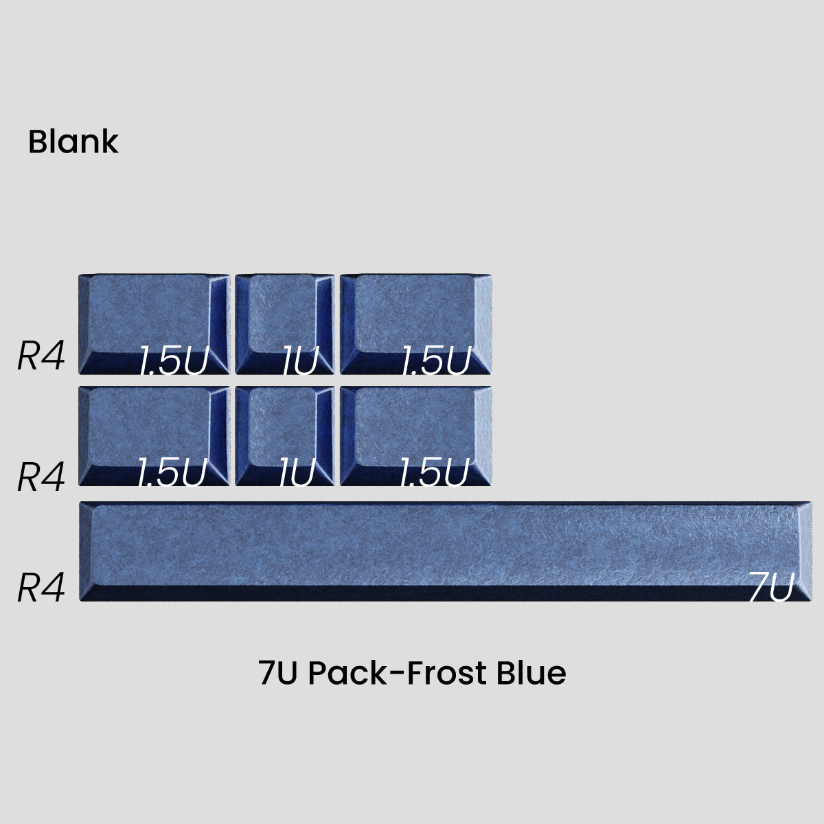 Awekeys Wild Ice Full Metal Keycaps Set - Group-Buy