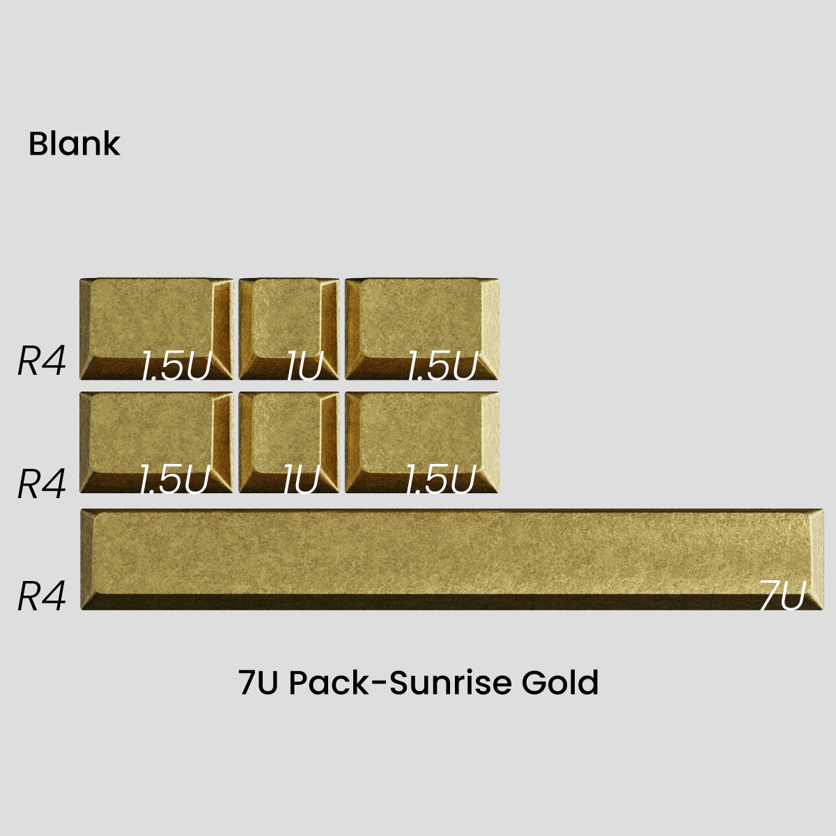 Awekeys Wild Ice Full Metal Keycaps Set - Group-Buy