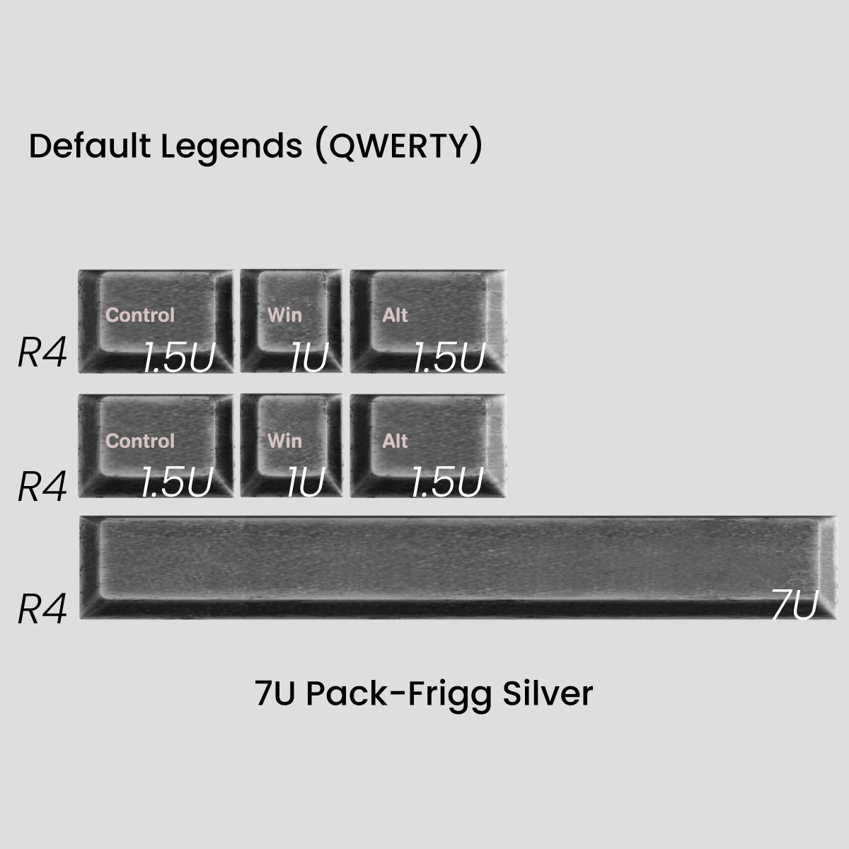 Awekeys Viking Antiques Metal Keycaps Set