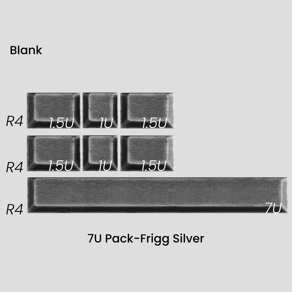 Awekeys Viking Antiques Metal Keycaps Set