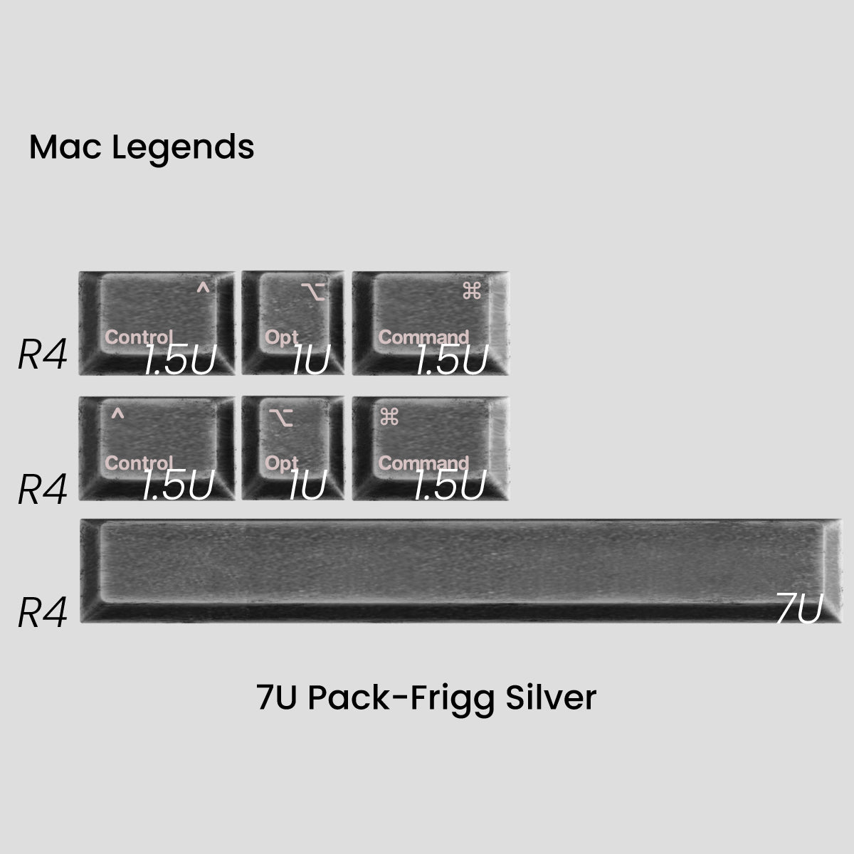 Awekeys Viking Antiques Metal Keycaps Set