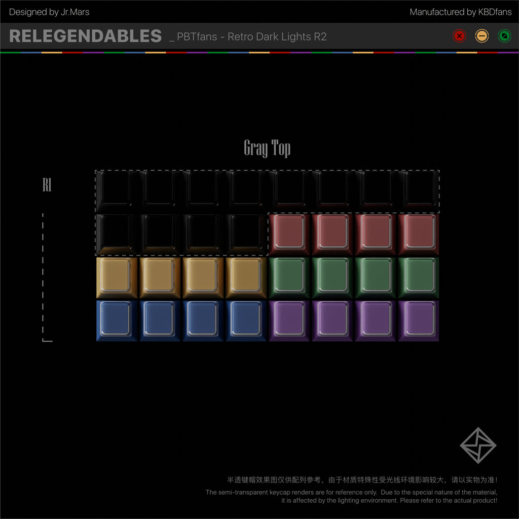 PBTfans Retro Dark Lights