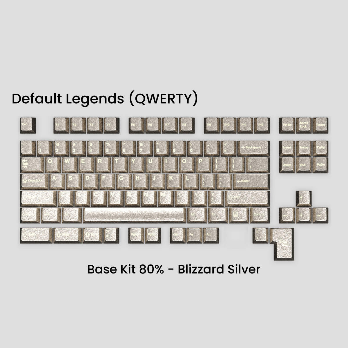 Awekeys Wild Ice Full Metal Keycaps Set - Group-Buy