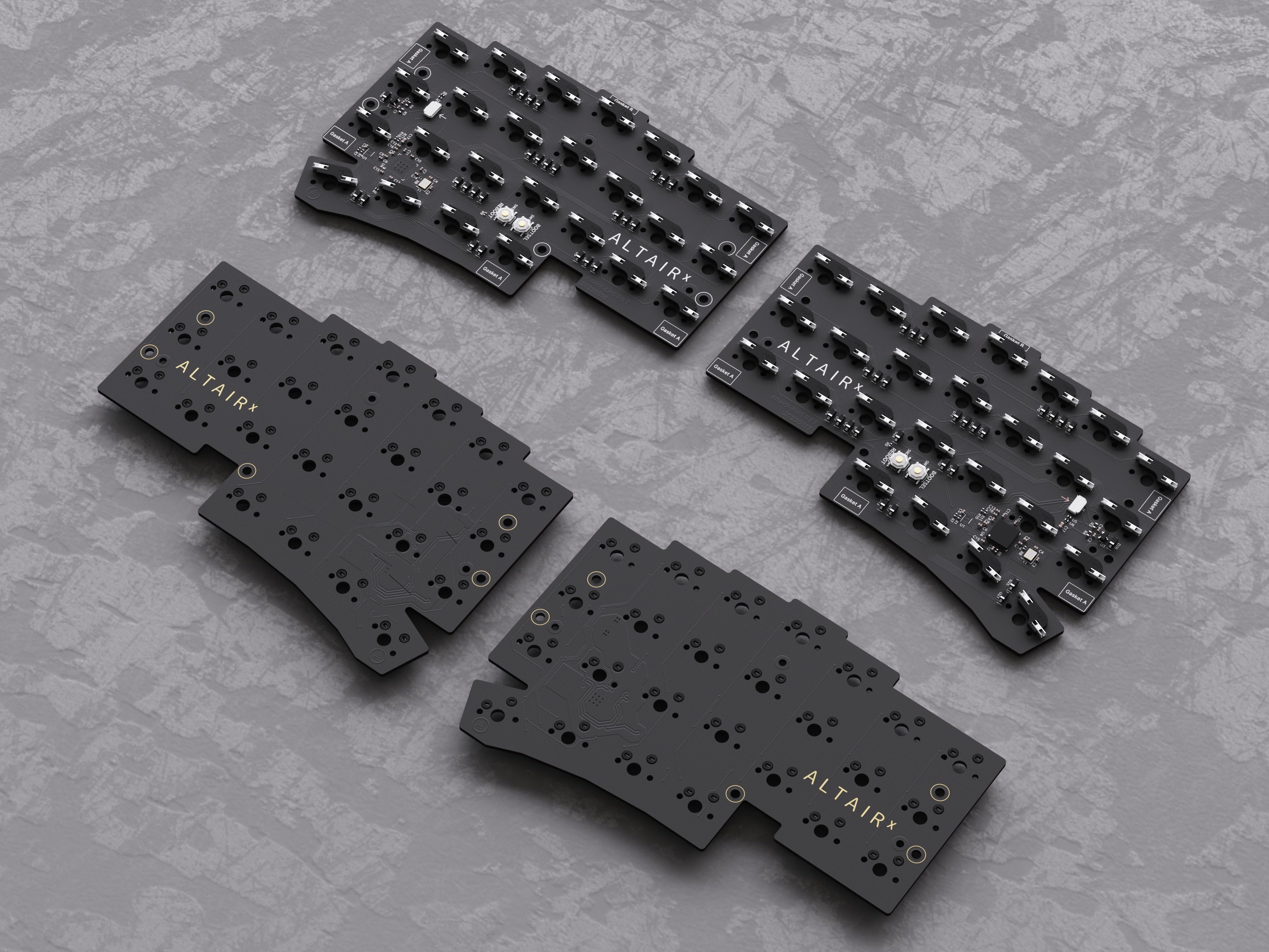 Altair & Altair-X Split Ergo Keyboard by ai02 R2 - Group-Buy