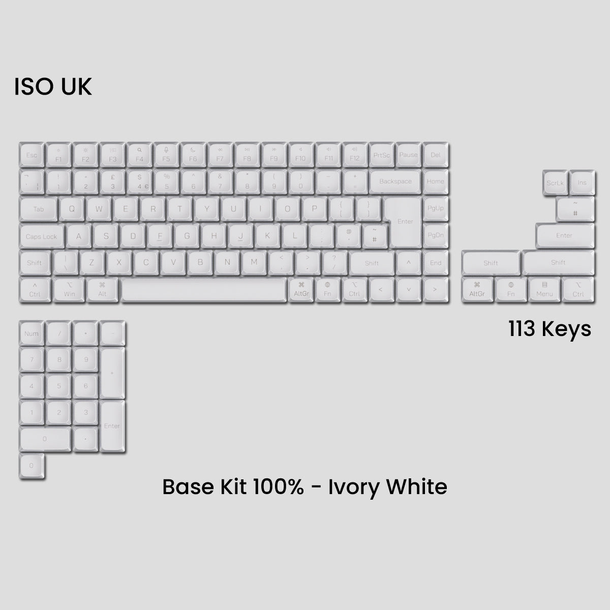 Awekeys Low Profile Metal Keycaps - Group-Buy