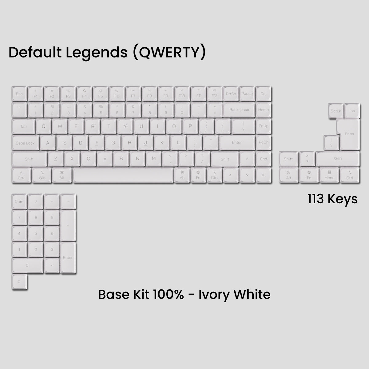 Awekeys Low Profile Metal Keycaps - Group-Buy