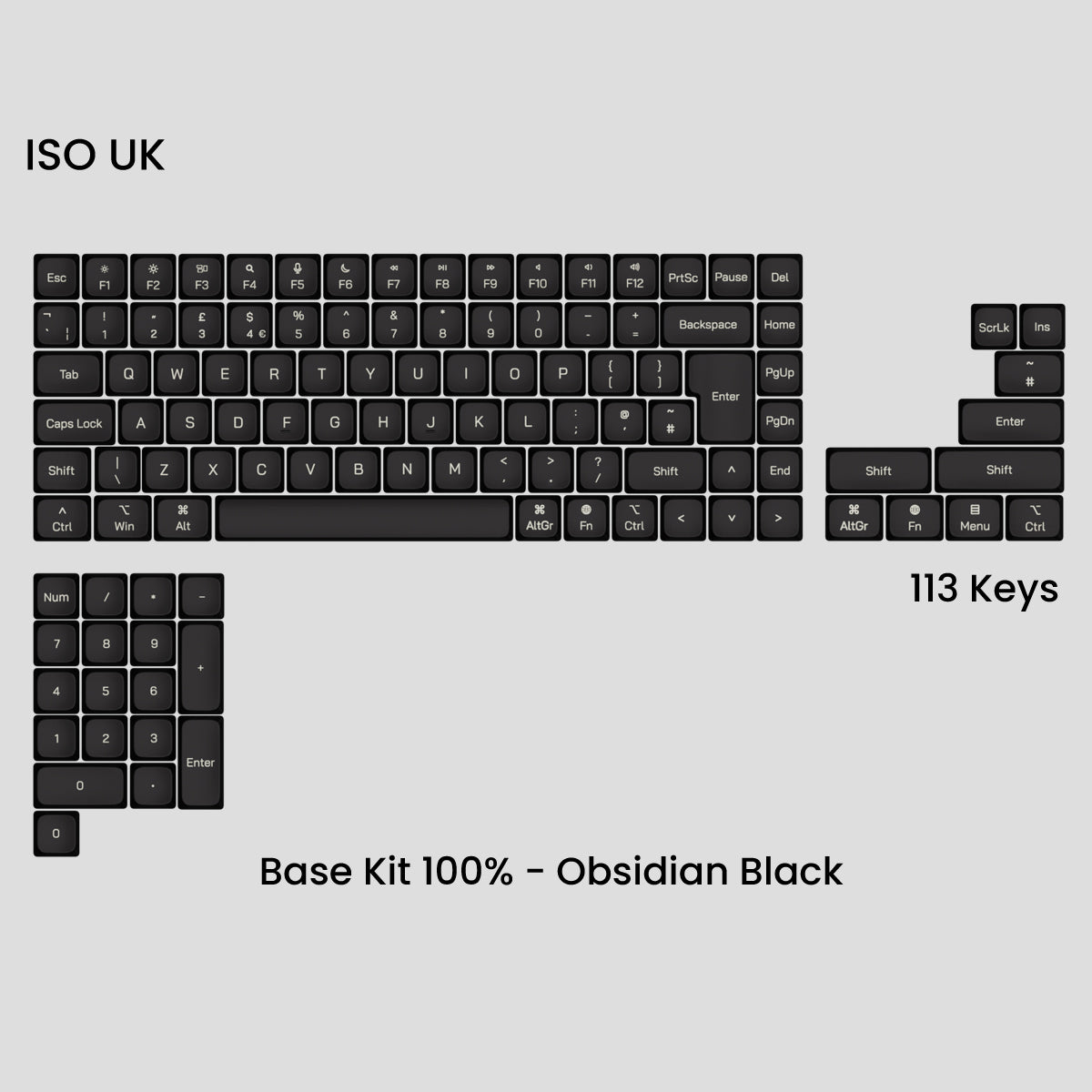 Awekeys Low Profile Metal Keycaps - Group-Buy