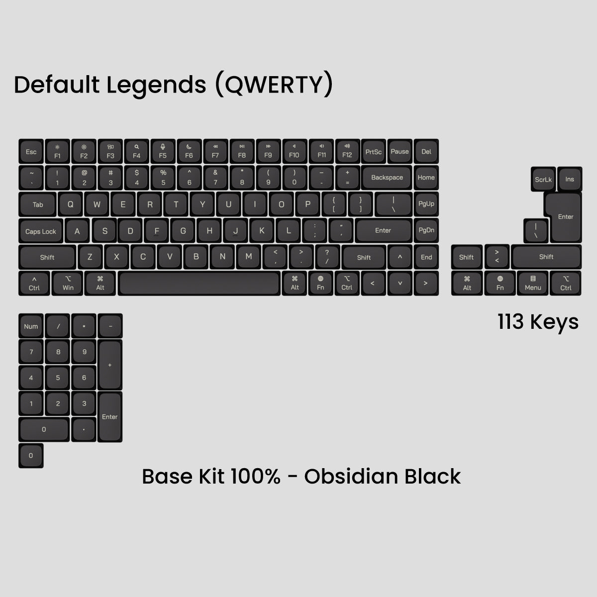 Awekeys Low Profile Metal Keycaps - Group-Buy