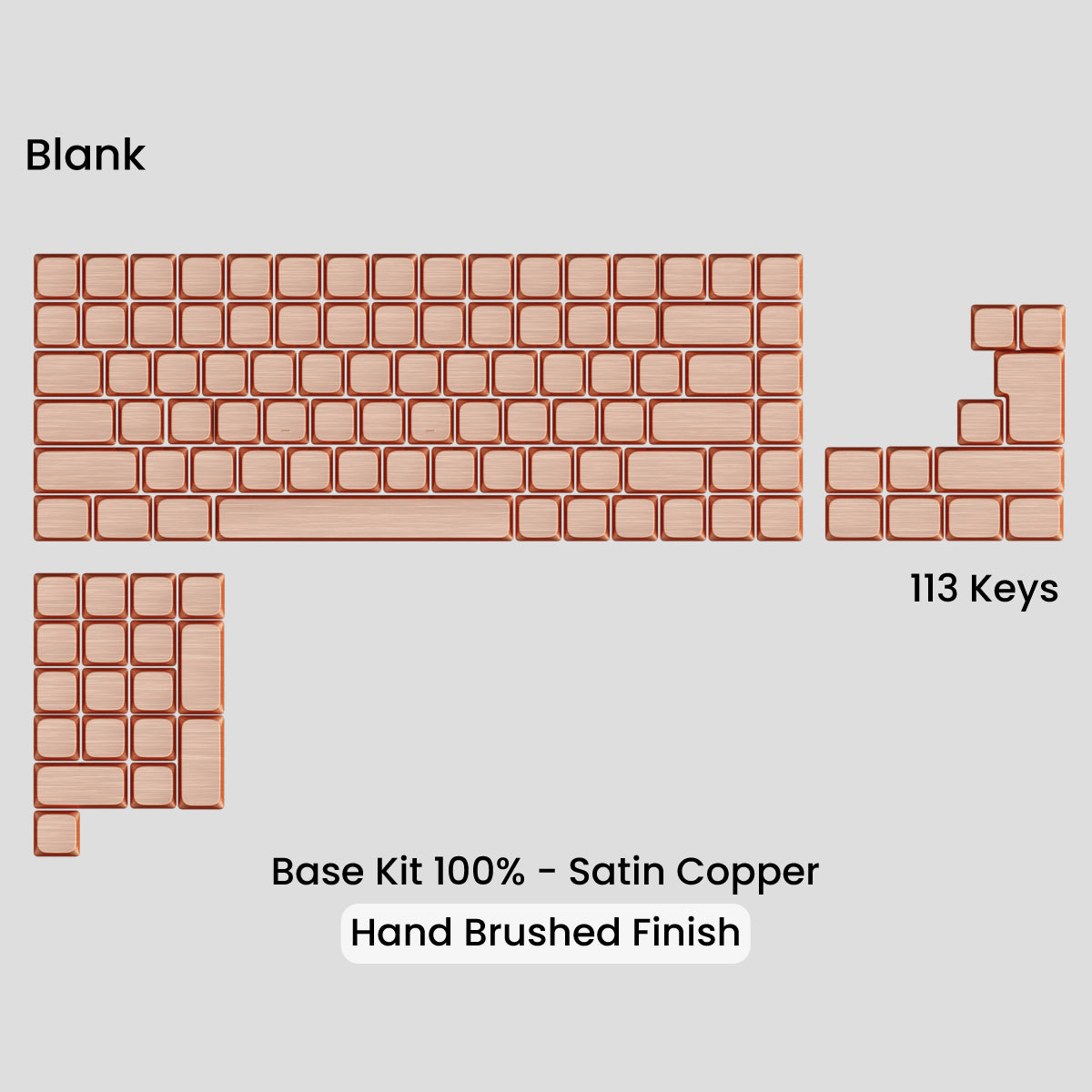 Awekeys Low Profile Metal Keycaps - Group-Buy