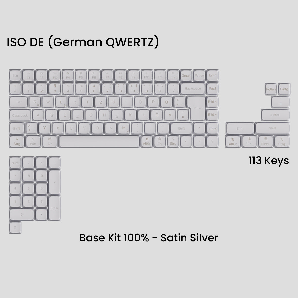 Awekeys Low Profile Metal Keycaps - Group-Buy