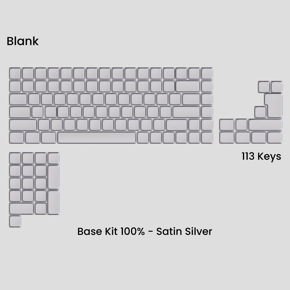 Awekeys Low Profile Metal Keycaps - Group-Buy