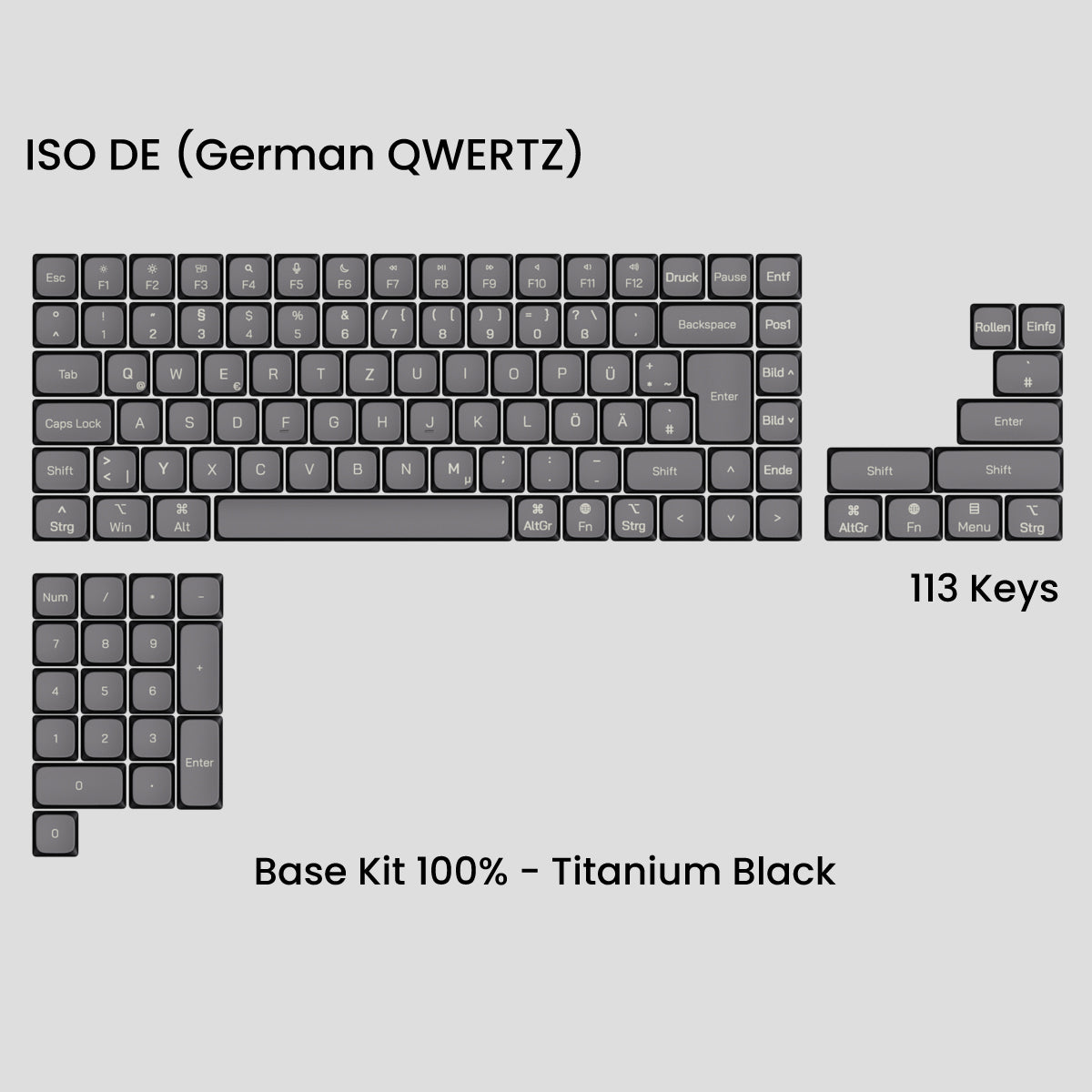 Awekeys Low Profile Metal Keycaps - Group-Buy