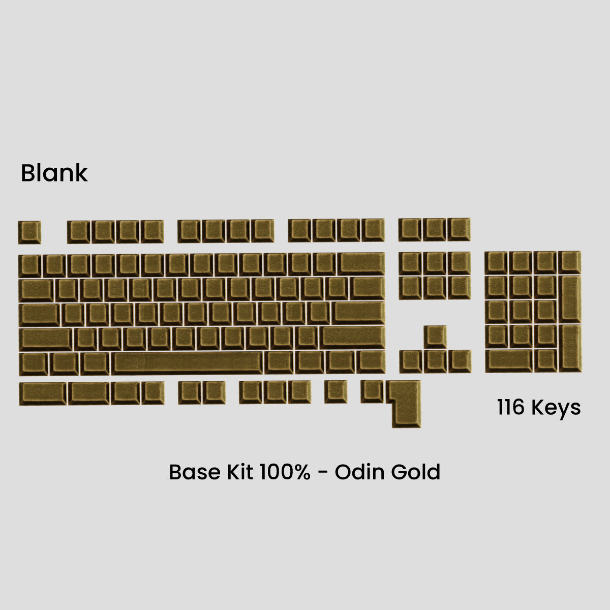 Awekeys Viking Antiques Metal Keycaps Set