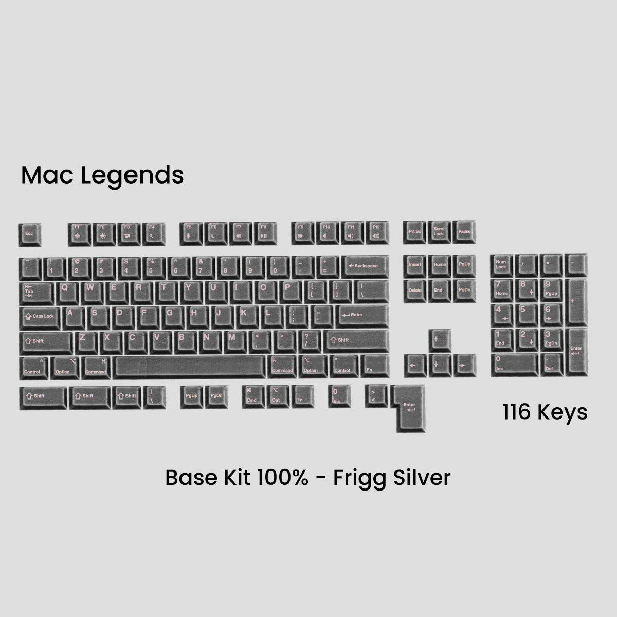 Awekeys Viking Antiques Metal Keycaps Set